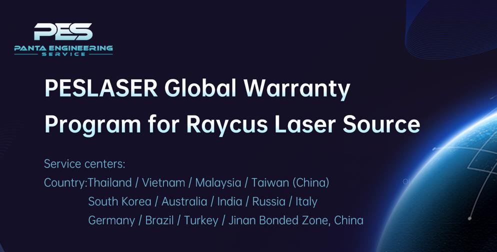 Globales PESLASER-Garantieprogramm für Raycus-Laserquellen